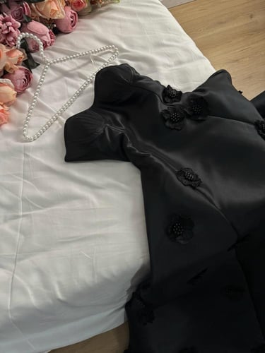 فستان تفته ميكادو راقي