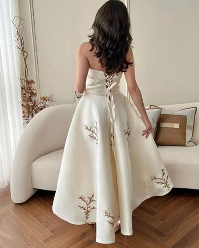 فستان ميكادو مبطن