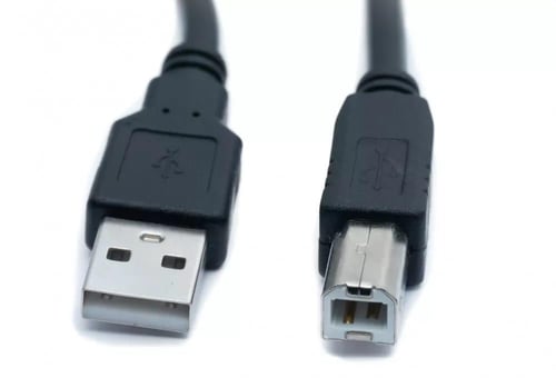 كابل USB لتوصيل الطباعة الى الكمبيوتر