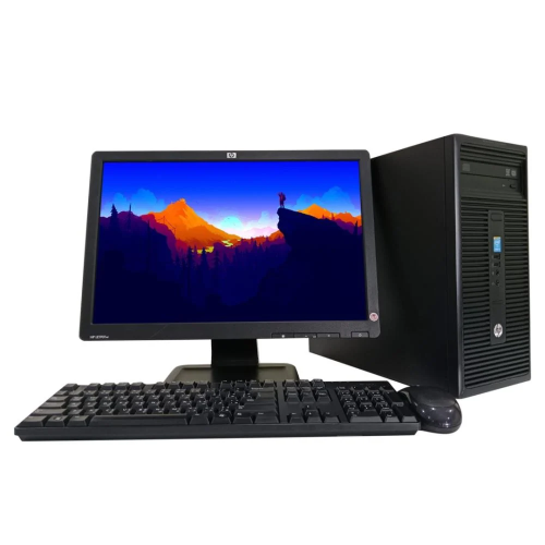 كمبيوتر مكتبي اتش بي مجدد انتل كور i3 مع شاشة 19 أ...