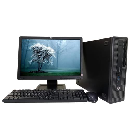 كمبيوتر مكتبي اتش بي مجدد انتل كور i5 مع شاشة 19 ا...