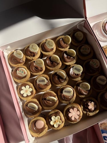 ٥٠ حبه كب كوكيز بثيم العيد ( السعر شامل ثيم العيد...