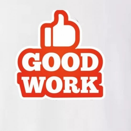 نصميم عبارة Good Work