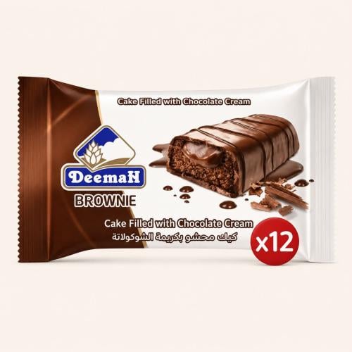 Dima Chocolate Brownie Cake - 12 Pack