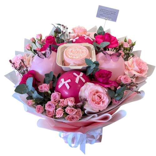 بوكية الهبه + ميني كيك