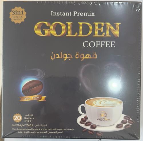 Golden coffee without sugar 3*1