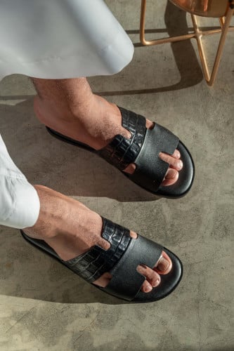 دعسة (شبشب جلد طبيعي)