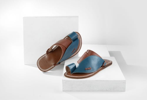 دعسة (شبشب جلد طبيعي)