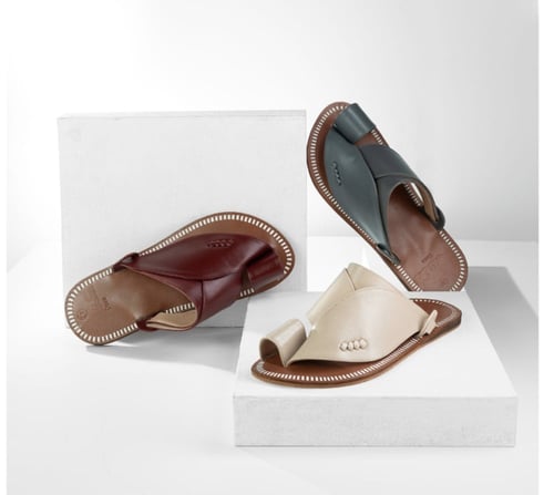 دعسة (شبشب جلد طبيعي)