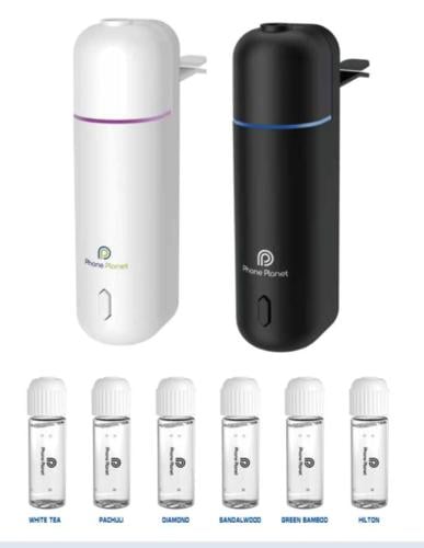 فواحة عطرية مع 6 عطور للسيارة