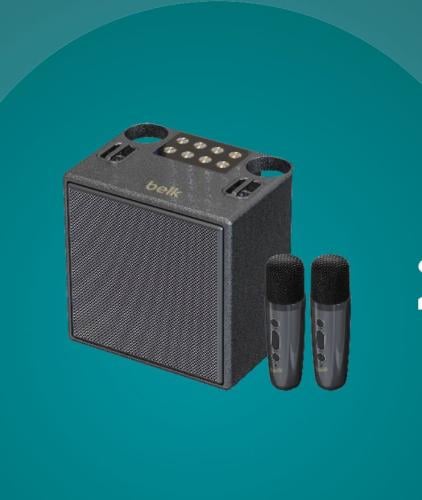 سبيكر وميكروفون لاسلكي بيلك 18 واط