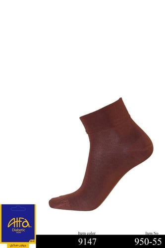 جورب سكري صيفي رجالي بامبو فوق الكعب 55-950