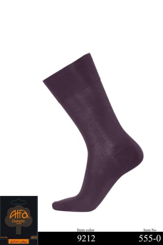 جورب سكري صيفي رجالي بامبو نصف الساق 0-555