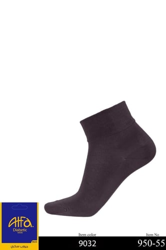 جورب سكري صيفي رجالي بامبو فوق الكعب 55-950