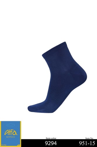 جورب صيفي رجالي بامبو فوق الكعب 15-951