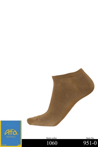 جورب صيفي رجالي بامبو تحت الكعب 0-951