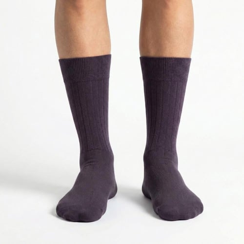 جورب سكري شتوي رجالي بامبو نصف الساق 8-555