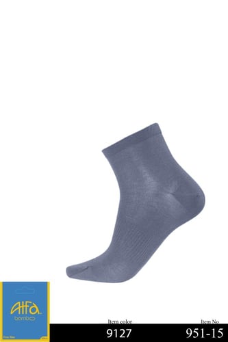 جورب صيفي رجالي بامبو فوق الكعب 15-951