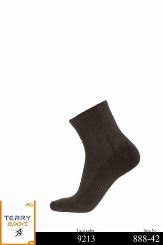 جورب رياضي رجالي قطن نصف الساق مبطن 42-888