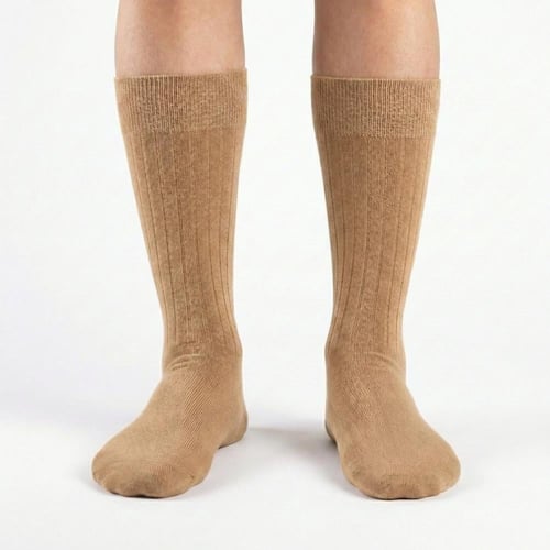 جورب سكري شتوي رجالي بامبو نصف الساق 8-555