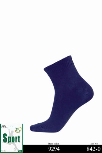 جورب رياضي رجالي قطن نصف الساق 0-842