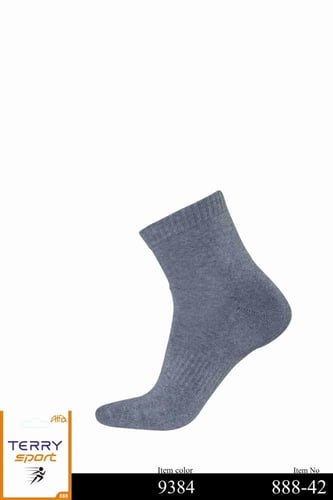 جورب رياضي رجالي قطن نصف الساق مبطن 42-888