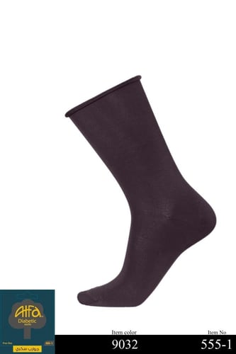 جورب سكري صيفي رجالي بامبو نصف الساق مبروم 1-555