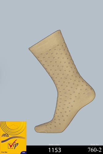 جورب شتوي رجالي بوليستر نصف الساق 2-760