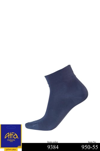 جورب سكري صيفي رجالي بامبو فوق الكعب 55-950