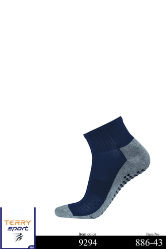 جوارب ضد الانزلاق قطن قصيرة فوق الكعب مبطنة بحبيبا...