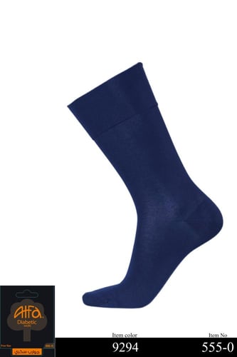 جورب سكري صيفي رجالي بامبو نصف الساق 0-555