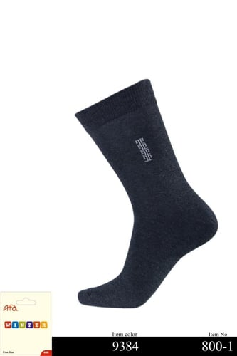 جورب شتوي رجالي اكرليك ( صوف صناعي ) نصف الساق 1-0...