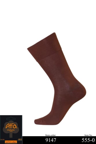 جورب سكري صيفي رجالي بامبو نصف الساق 0-555