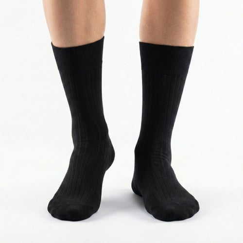 جورب سكري شتوي رجالي بامبو نصف الساق 8-555