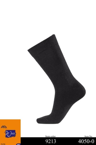 جورب شتوي رجالي صوف نصف الساق 4050