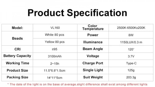 إضاءة تصوير احترافية