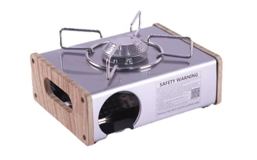 موقد فيافي خشبي / فولاذي مع شنطة