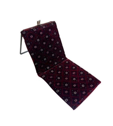 كرسي ريشة كبير نقش تركي مخمل