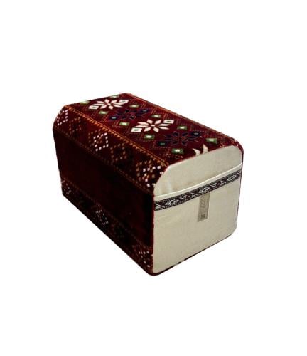 مركى نقش الأصايل عنابي
