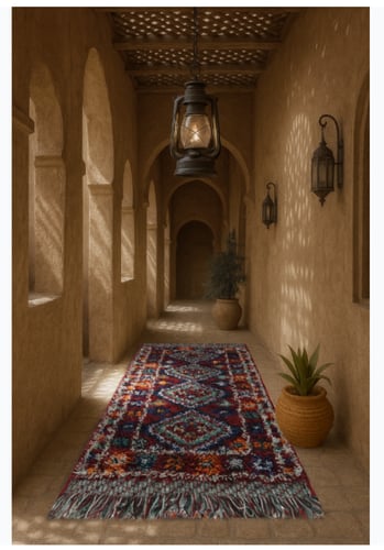 سجاد بادية الصحراء برجندي