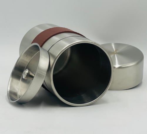 size -s علبة تخزين استيل