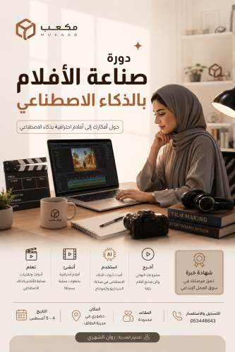 دورة صناعة الافلام القصيرة بالذكاء الاصطناعي