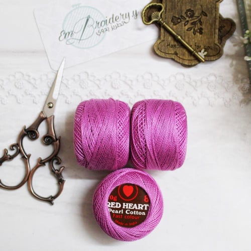 خيوط كوتون برليه روز