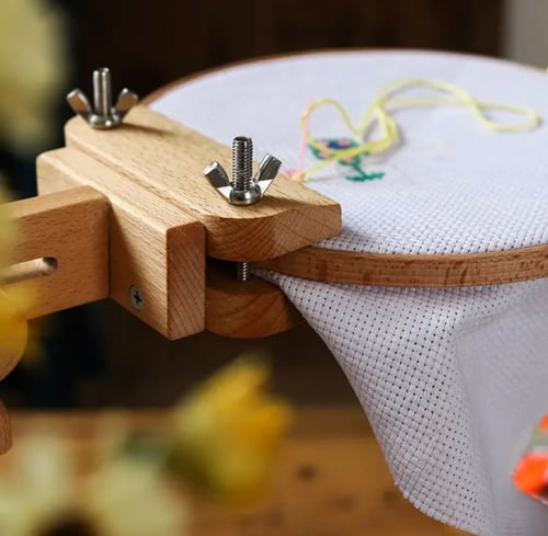 حامل طارة تطريز مكتبي