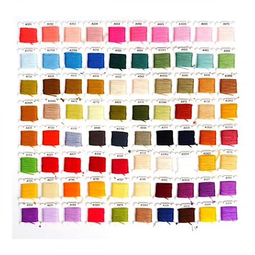 80 خيط تطريز مولونيه ملون