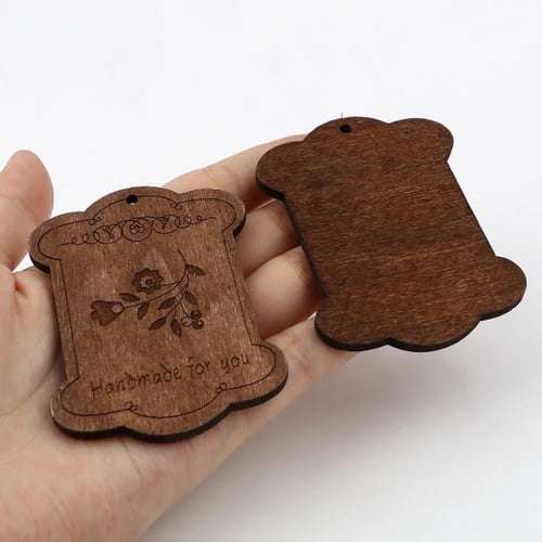 بكرات خشبية لخيوط تطريز