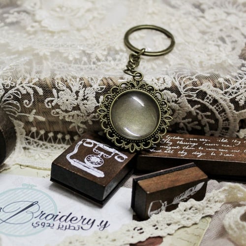 ميدالية نقش جهتين لون برونزي