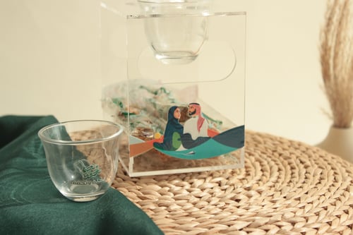 حامل الفناجيل والتمر