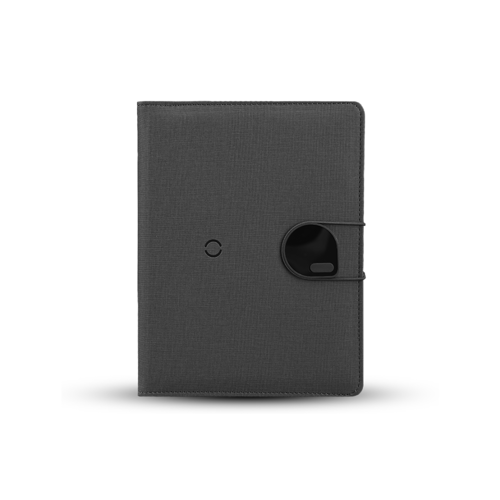 دفتر وشاحن لاسلكي وحامل جوال