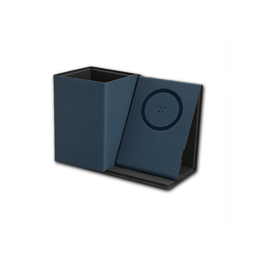 حافظة أقلام مع شاحن لاسلكي